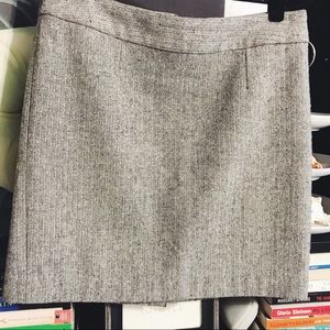 Banana Republic Wool Herringbone Pencil Skirt